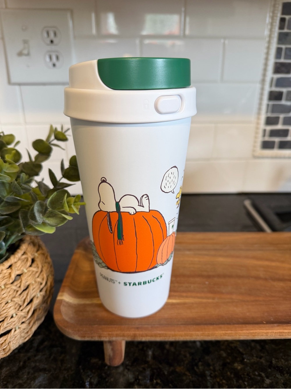 Starbucks X Peanuts Snoopy Stainless Steel Cold Cup NWT